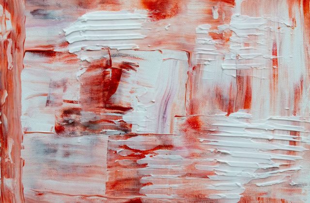 Mid-Century Abstract Oil Painting, Signed