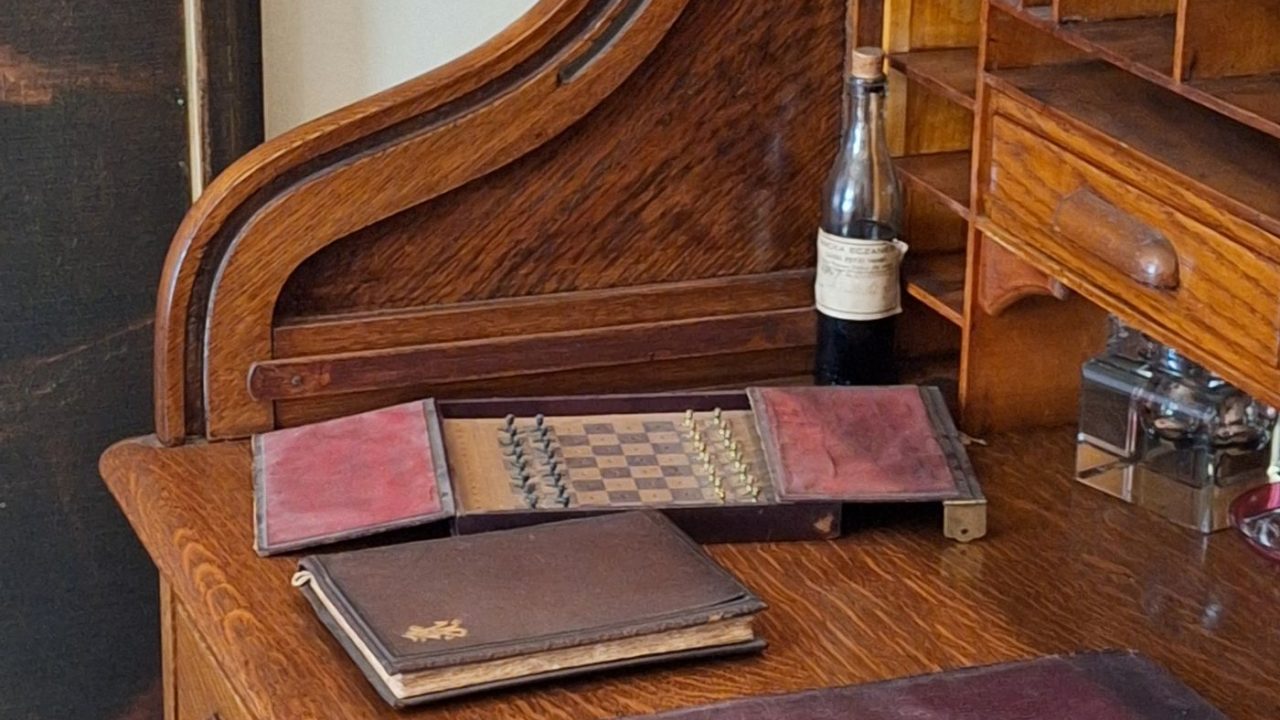 Victorian Mahogany Writing Desk c.1880